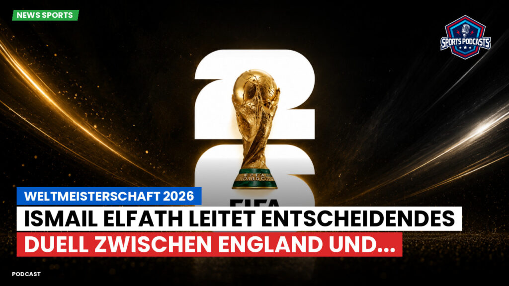 Fußball-Weltmeisterschaft 2026 Podcast: Weltmeisterschaft 2026 : Ismail Elfath leitet entscheidendes Duell zwischen England und...