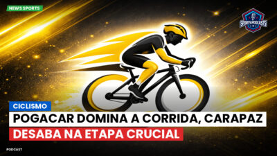 Ciclismo Podcast: Ciclismo : Pogacar domina a corrida, Carapaz desaba na etapa crucial