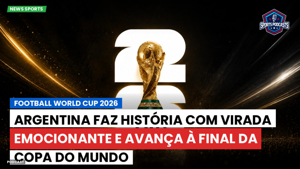 Copa do Mundo de Futebol 2026 Podcast: Argentina faz história com virada emocionante e avança à final da Copa do Mundo