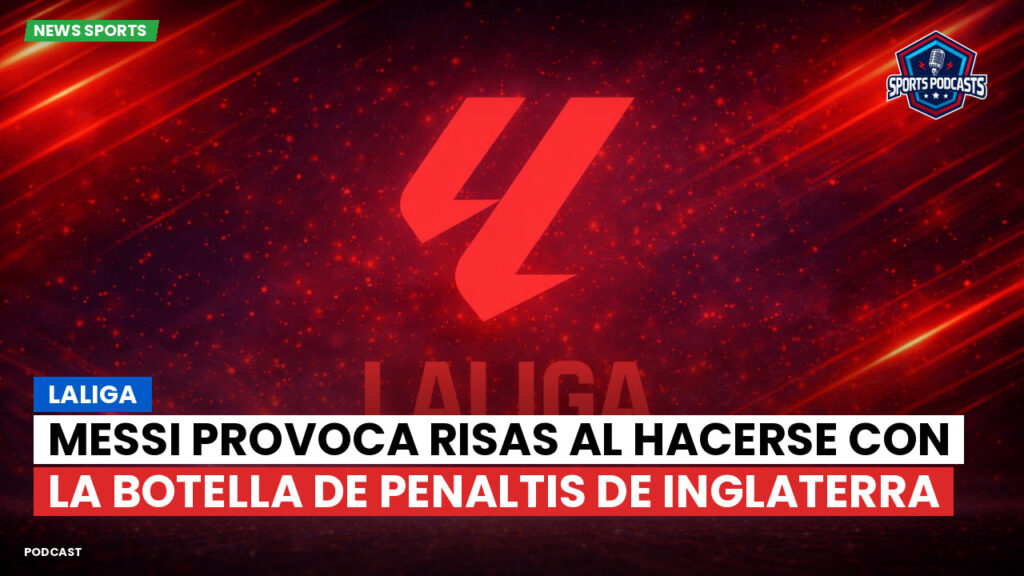 LaLiga Podcast: LaLiga : Messi provoca risas al hacerse con la botella de penaltis de Inglaterra