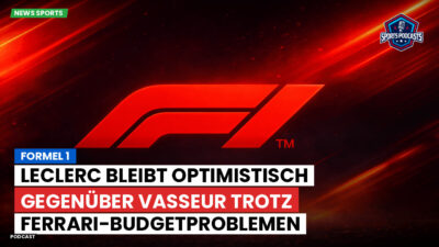 Formel 1 Podcast: Formel 1 : Leclerc bleibt optimistisch gegenüber Vasseur trotz Ferrari-Budgetproblemen