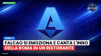 Serie A Podcast: Serie A : Falcao si emoziona e canta l'inno della Roma in un ristorante