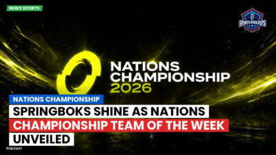 Nations Championship Podcast: Springboks Shine as Nations Championship Team of the Week Unveiled
