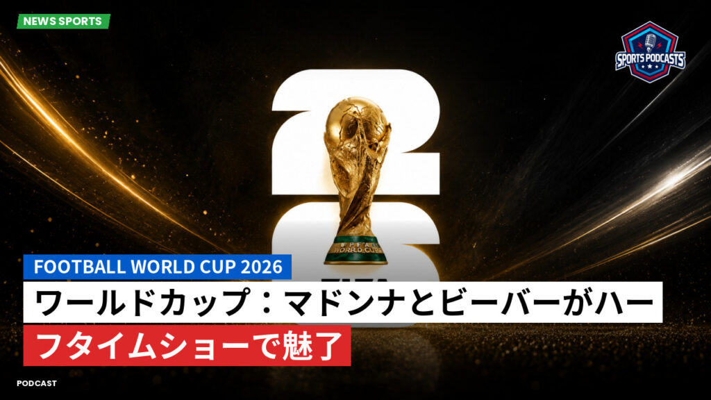 サッカーワールドカップ 2026 Podcast: ワールドカップ:マドンナとビーバーがハーフタイムショーで魅了
