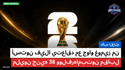 كأس العالم لكرة القدم 2026 Podcast: كأس العالم : أستون فيلا يتعاقد مع جواو غوميز من وولفرهامبتون مقابل 38 مليون جنيه