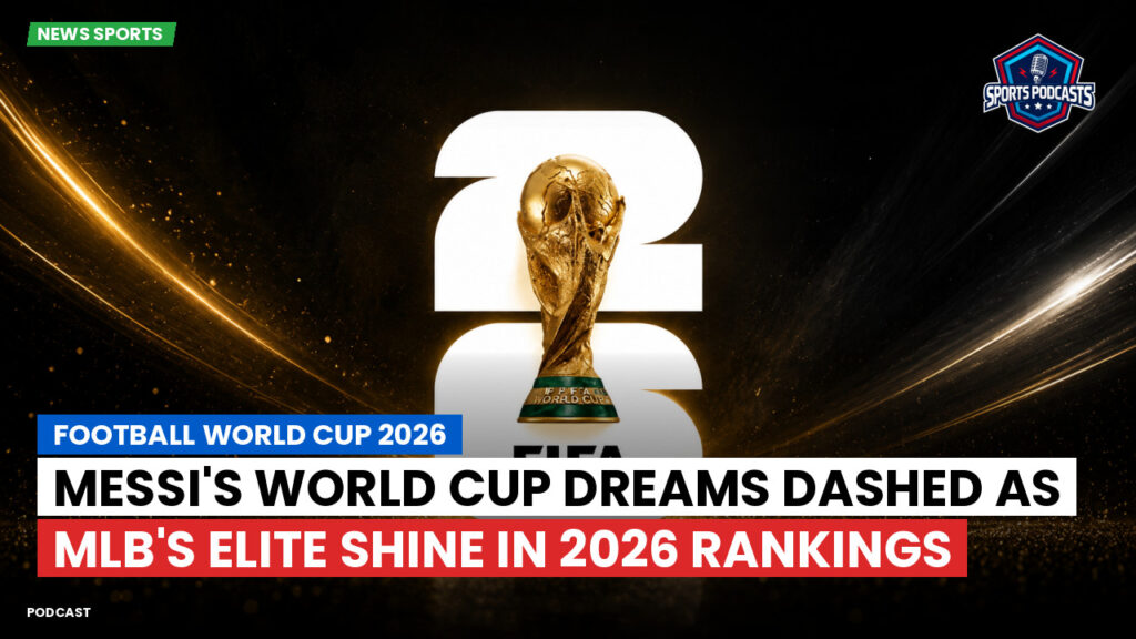 Football World Cup 2026 Podcast: Messi's World Cup dreams dashed as MLB's elite shine in 2026 rankings