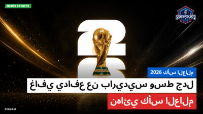 كأس العالم لكرة القدم 2026 Podcast: كأس العالم 2026 : غافي يدافع عن باريديس وسط جدل نهائي كأس العالم