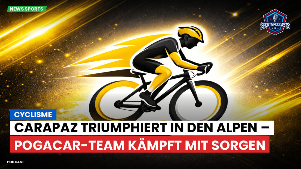 Radsport Podcast: Cyclisme : Carapaz triumphiert in den Alpen – Pogacar-Team kämpft mit Sorgen