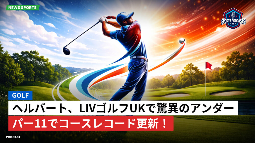 Golf Podcast: ヘルバート、LIVゴルフUKで驚異のアンダーパー11でコースレコード更新!