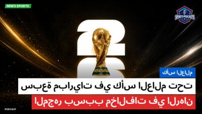 كأس العالم لكرة القدم 2026 Podcast: كأس العالم : سبعة مباريات في كأس العالم تحت المجهر بسبب مخالفات في الرهان
