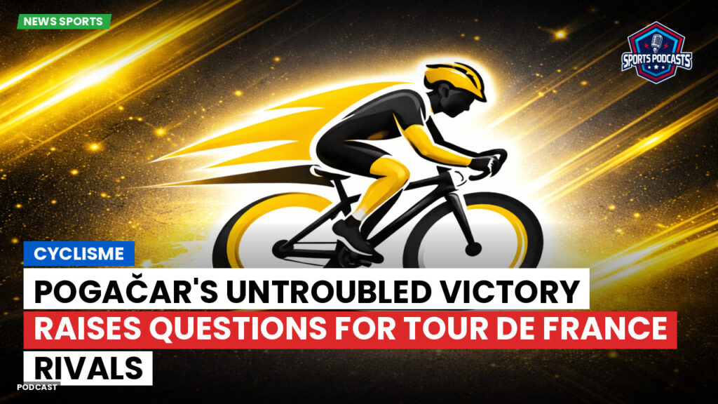 Cycling Podcast: Cyclisme : Pogačar's Untroubled Victory Raises Questions for Tour De France Rivals
