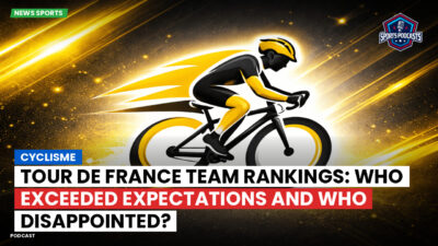 Cycling Podcast: Cyclisme : Tour de France Team Rankings: Who Exceeded Expectations and Who Disappointed?